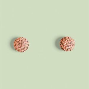 Vintage Pink Stud Post Earrings 🌸